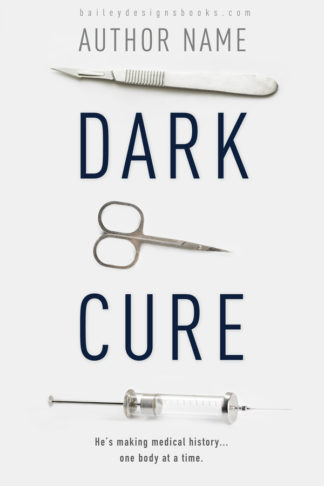 medical thriller book cover design